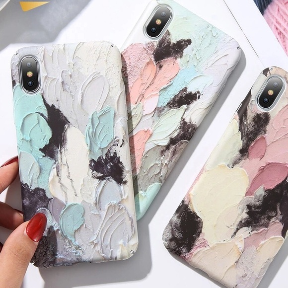 Accessories - Dye Luminous Phone Case Hard Cover For iPhone X ✨